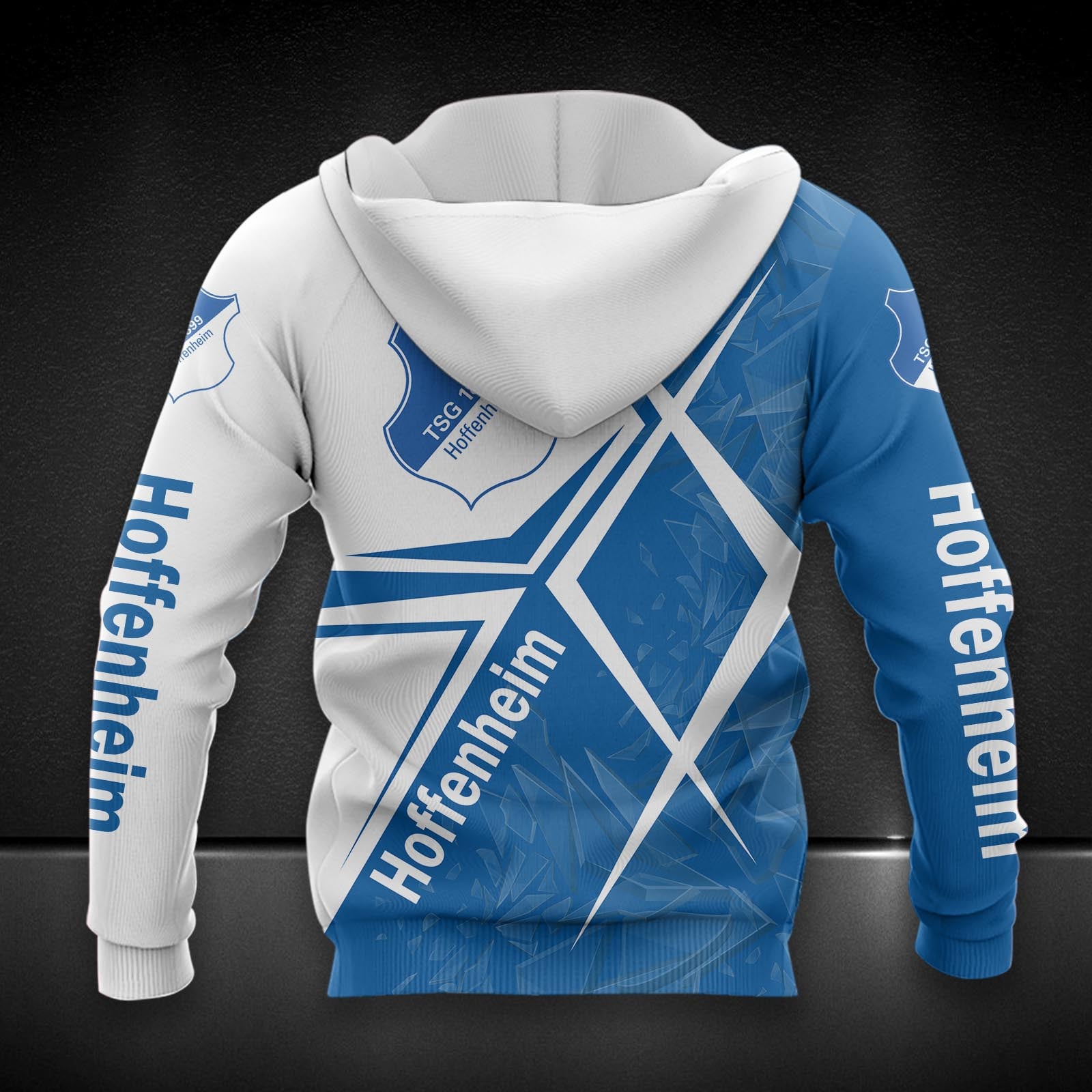 TSG Hoffenheim Hoodie Zip Herren | TSG Kapuzenjacke mit Reißverschluss DDQQA90224 – Bild 2