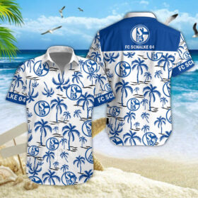 Hawaiihemd Schalke 04 – Herren Sommerhemd Premium