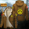 Borussia Dortmund Gefütterte Kapuzenjacke
