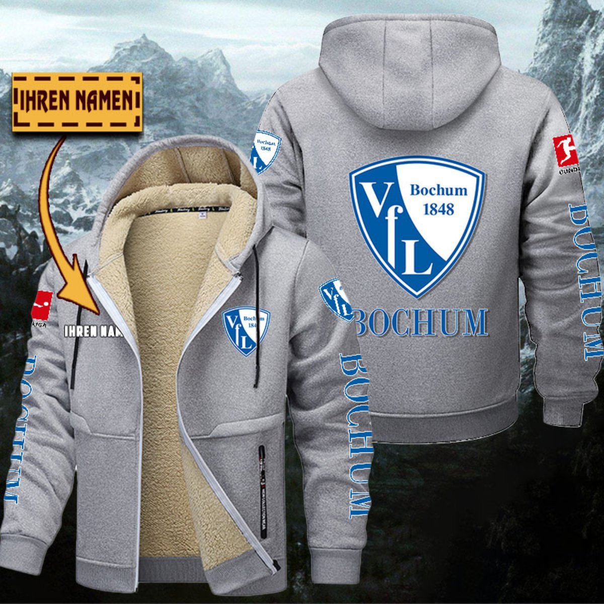 VfL Bochum Gefütterte Kapuzenjacke – Bild 6