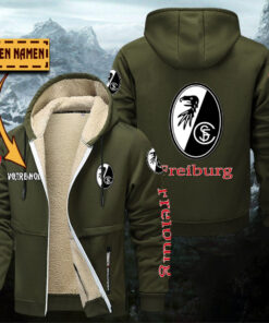 Alternative view of SC Freiburg Gefütterte Kapuzenjacke