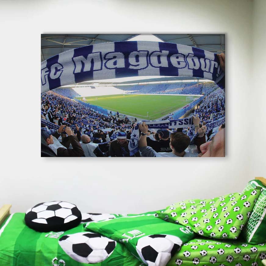 1. FC Magdeburg Sport 05 FCM Leinwandbilder – Bild 4