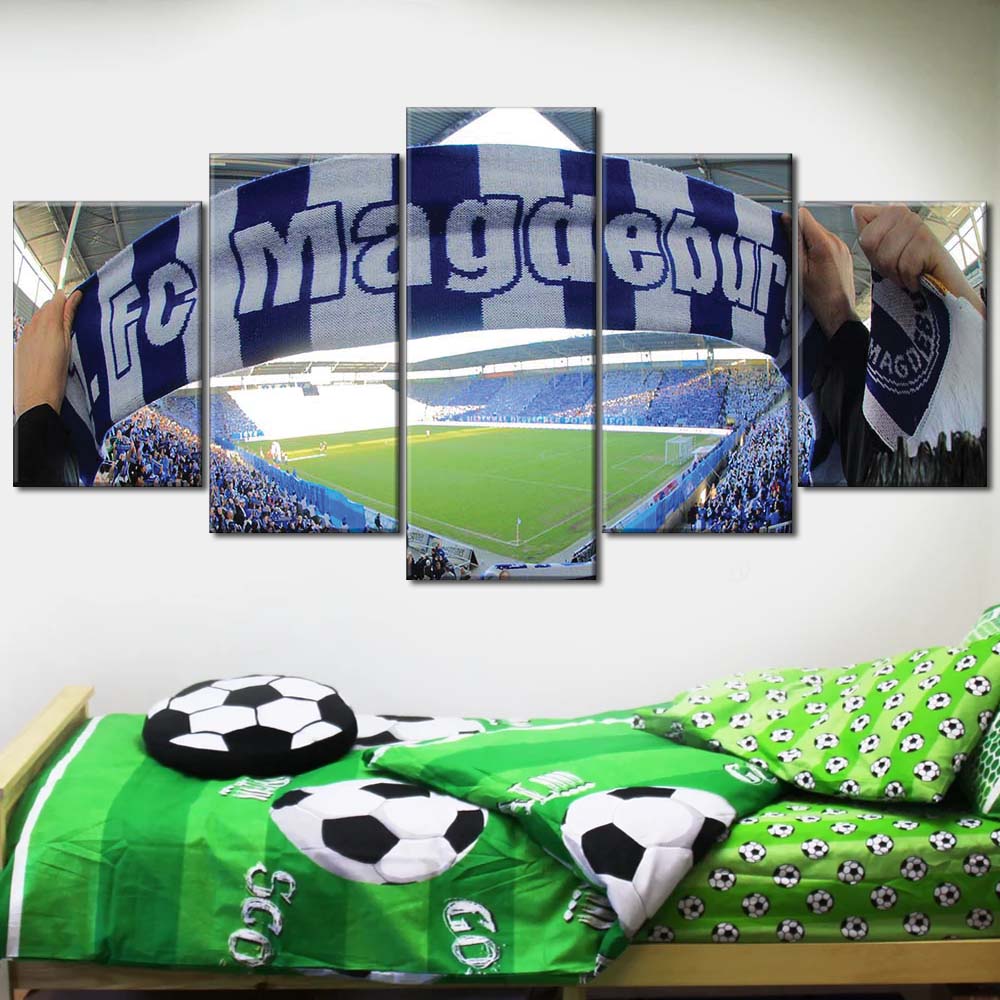 1. FC Magdeburg Sport 05 FCM Leinwandbilder – Bild 2