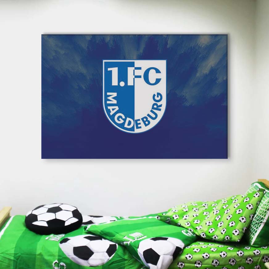 1. FC Magdeburg Blau FCM Leinwandbilder – Bild 4