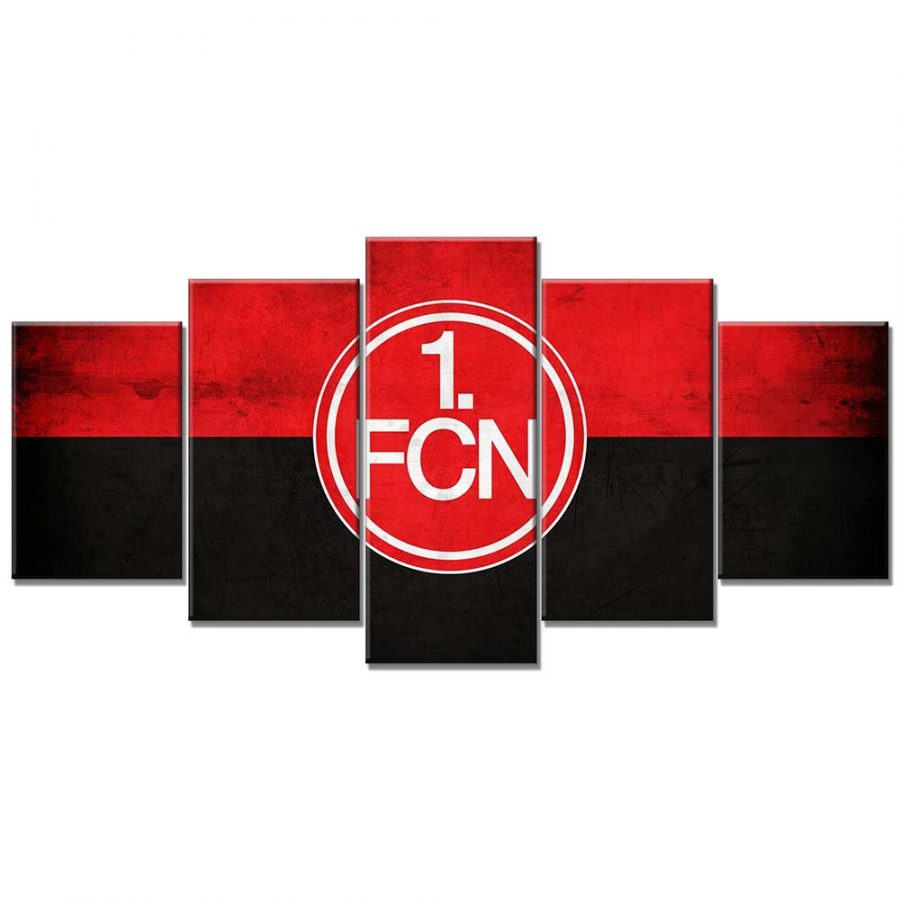 1. FC Nürnberg Schwarz-Rot FCN Leinwandbilder – Bild 6