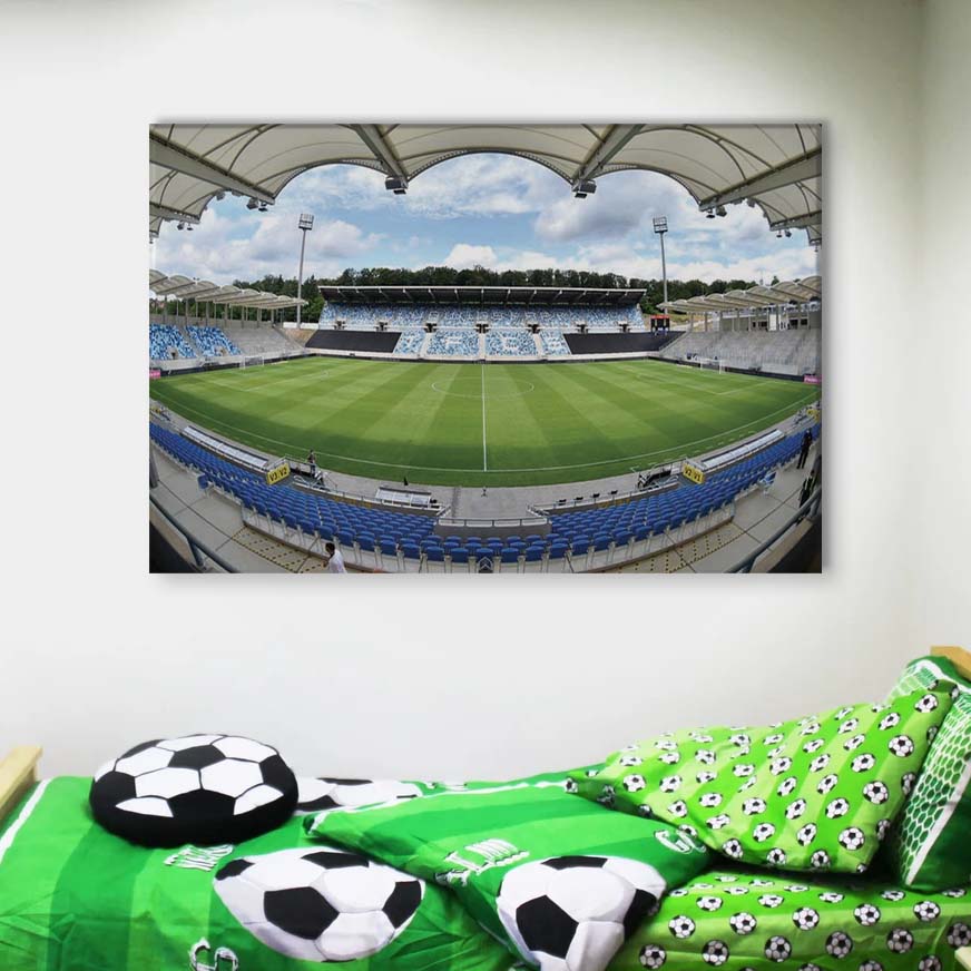 1. FC Saarbrücken Spielfeld Ludwigspark Stadion 3 Leinwandbilder – Bild 4
