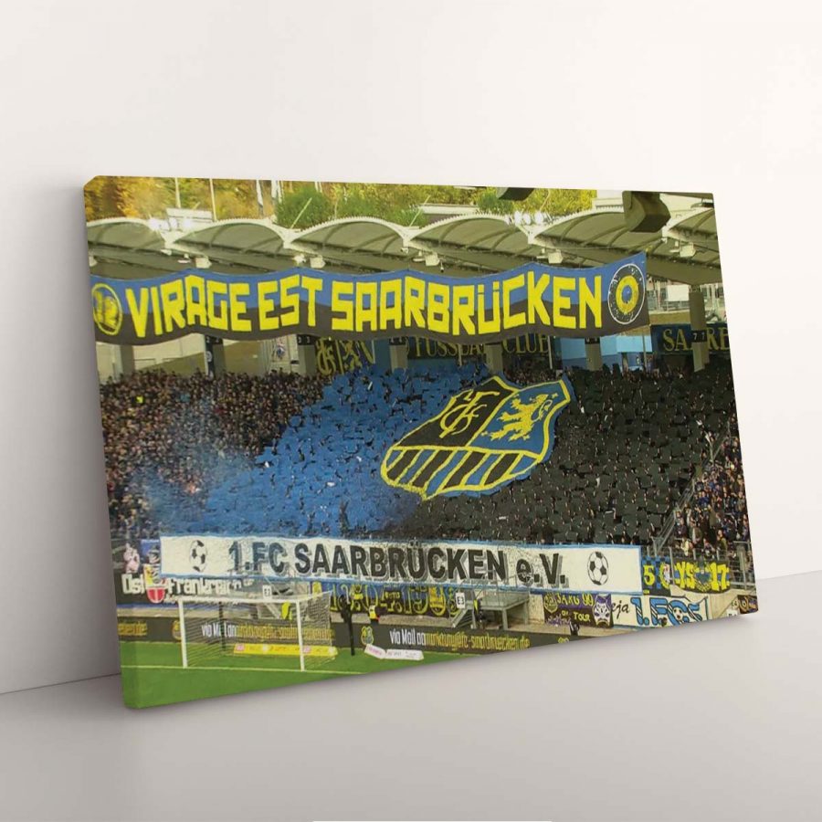 1. FC Saarbrücken Spielfeld Ludwigspark Stadion 4 Leinwandbilder – Bild 7
