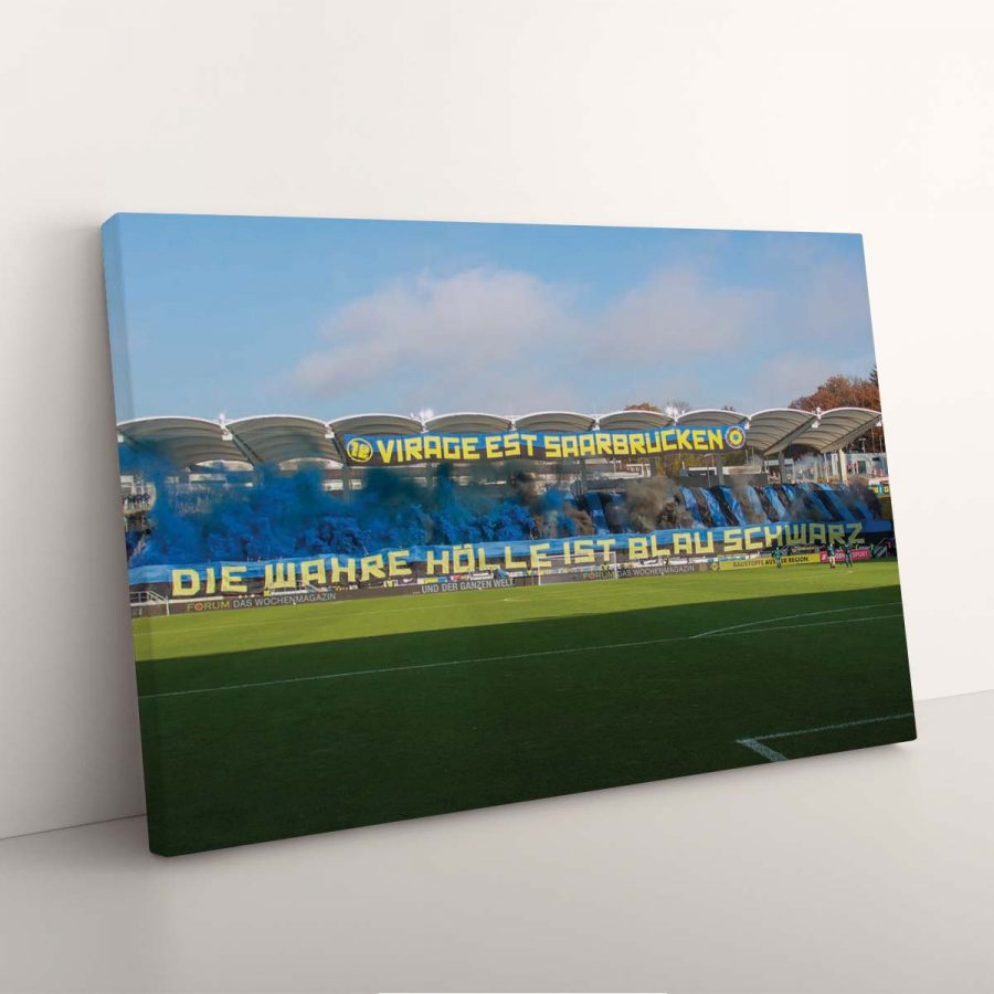 1. FC Saarbrücken Spielfeld Ludwigspark Stadion 5 Leinwandbilder – Bild 7