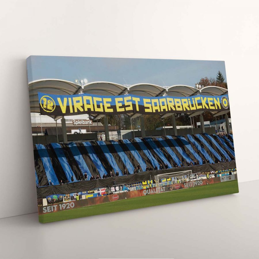 1. FC Saarbrücken Spielfeld Ludwigspark Stadion 6 Leinwandbilder – Bild 7