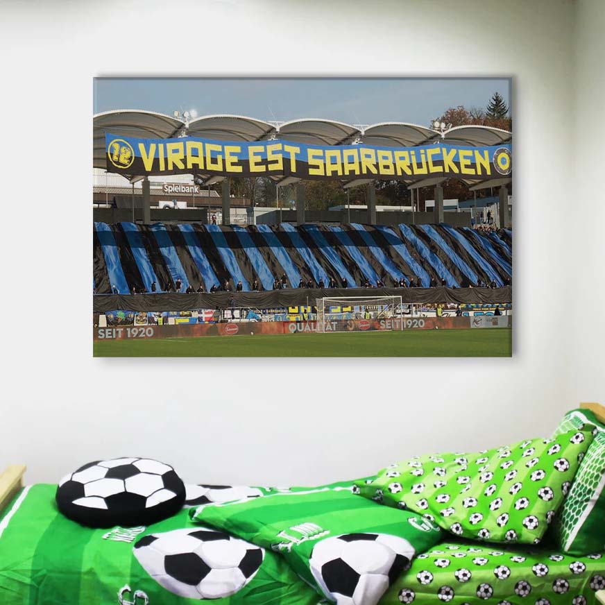 1. FC Saarbrücken Spielfeld Ludwigspark Stadion 6 Leinwandbilder – Bild 4
