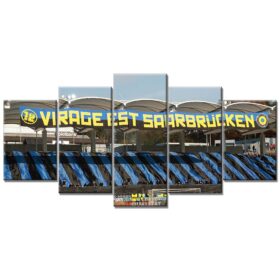 1. FC Saarbrücken Spielfeld Ludwigspark Stadion 6 Leinwandbilder