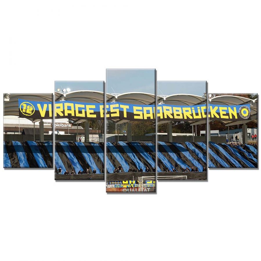 1. FC Saarbrücken Spielfeld Ludwigspark Stadion 6 Leinwandbilder – Bild 6
