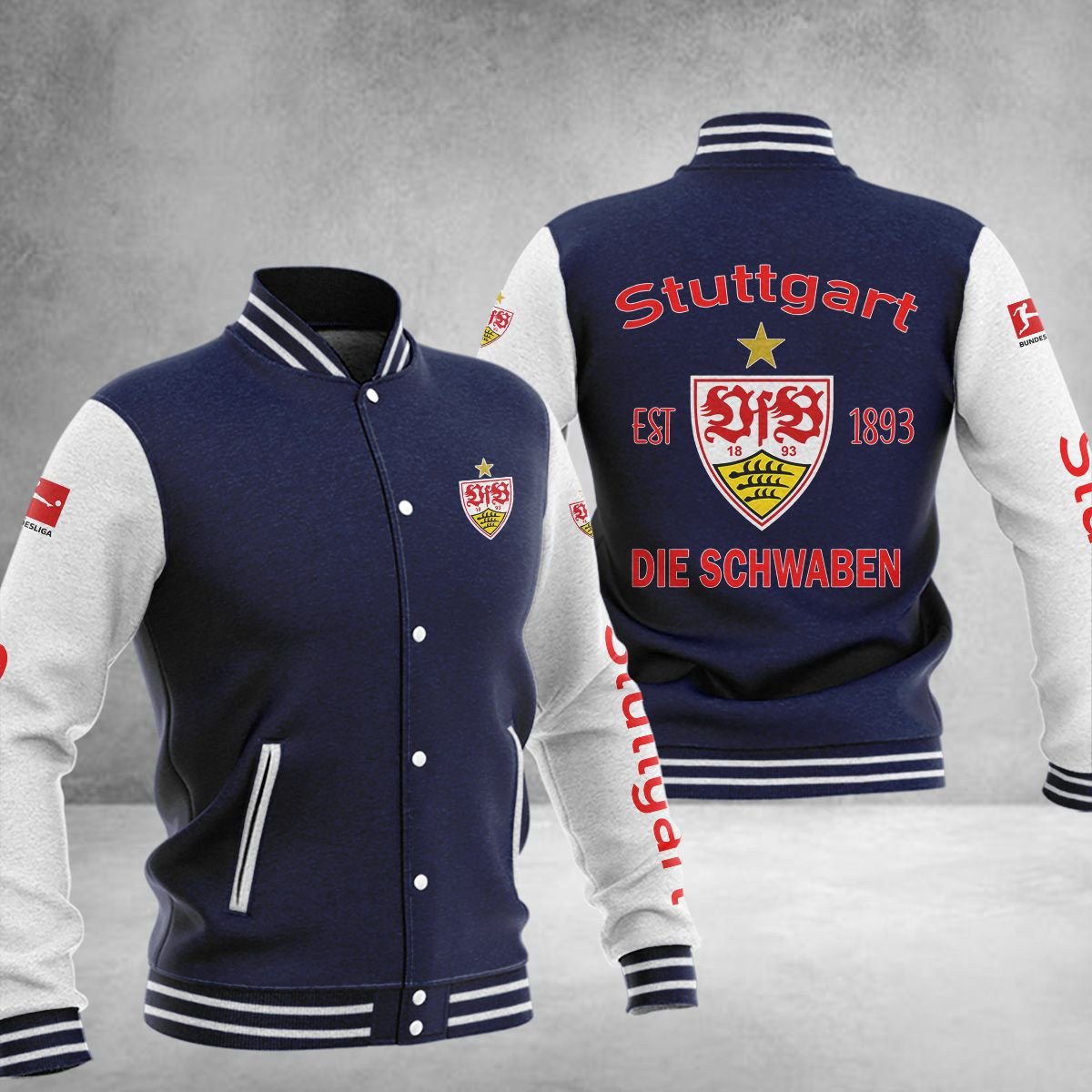 VfB Stuttgart College Jacke 01 – Bild 2