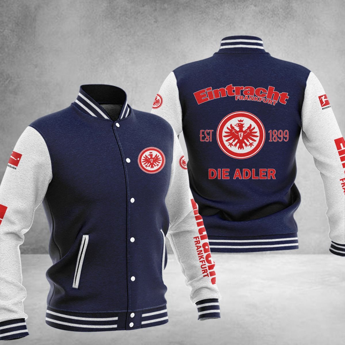 Eintracht Frankfurt College Jacke 02 – Bild 3