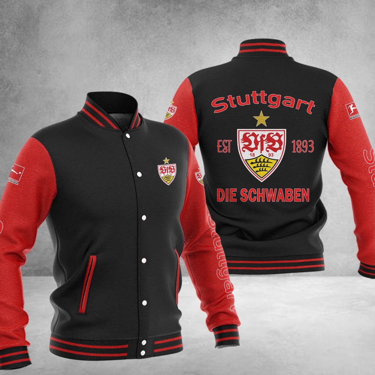 VfB Stuttgart College Jacke 01 – Bild 3