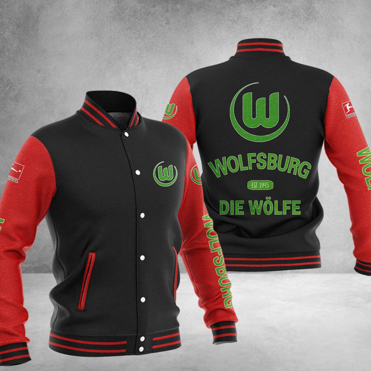 VfL Wolfsburg College Jacke 02 – Bild 3