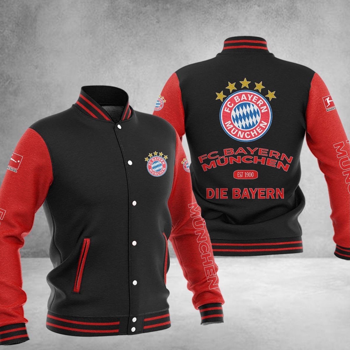 FC Bayern München College Jacke 01 – Bild 3