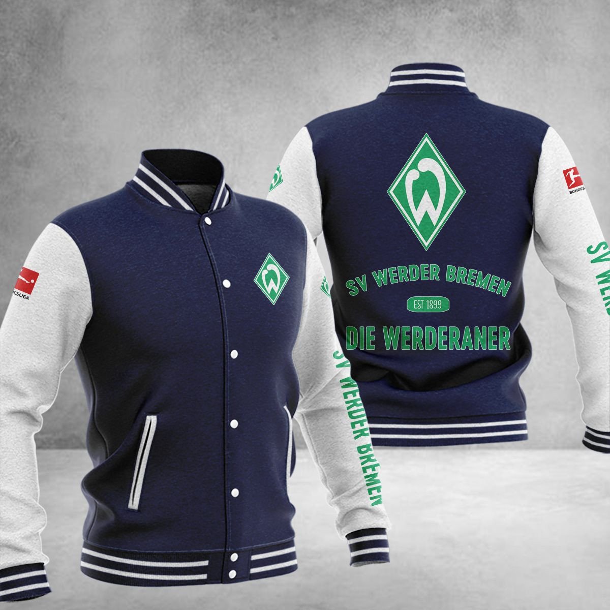 Werder Bremen College Jacke 01 – Bild 2