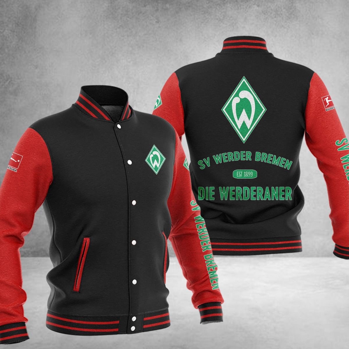 Werder Bremen College Jacke 01 – Bild 3