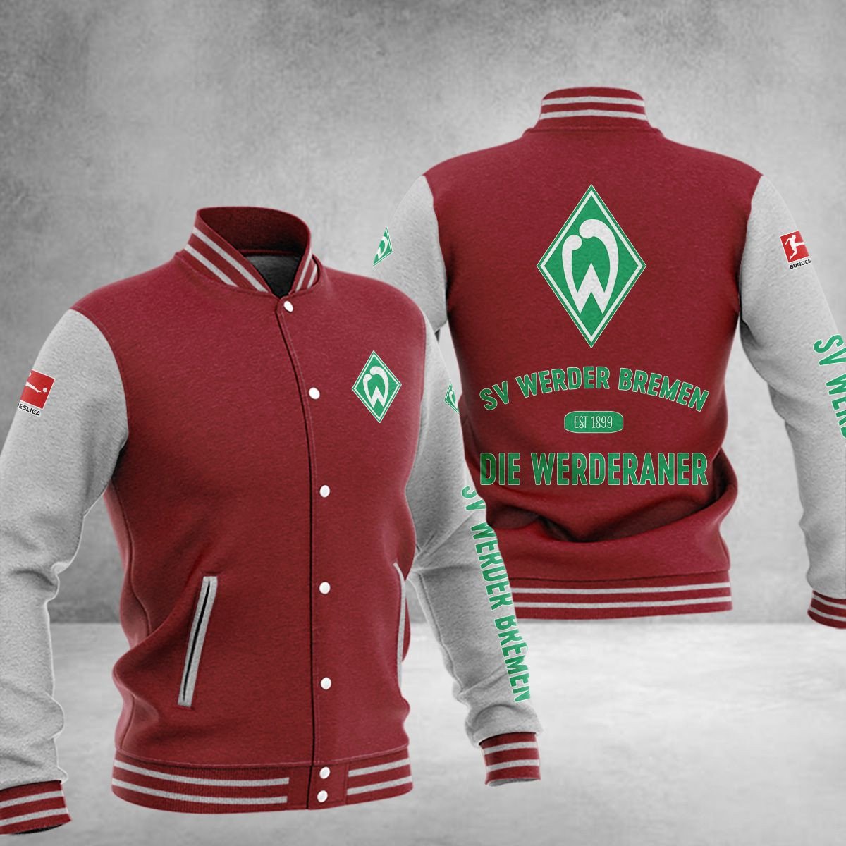 Werder Bremen College Jacke 01 – Bild 4