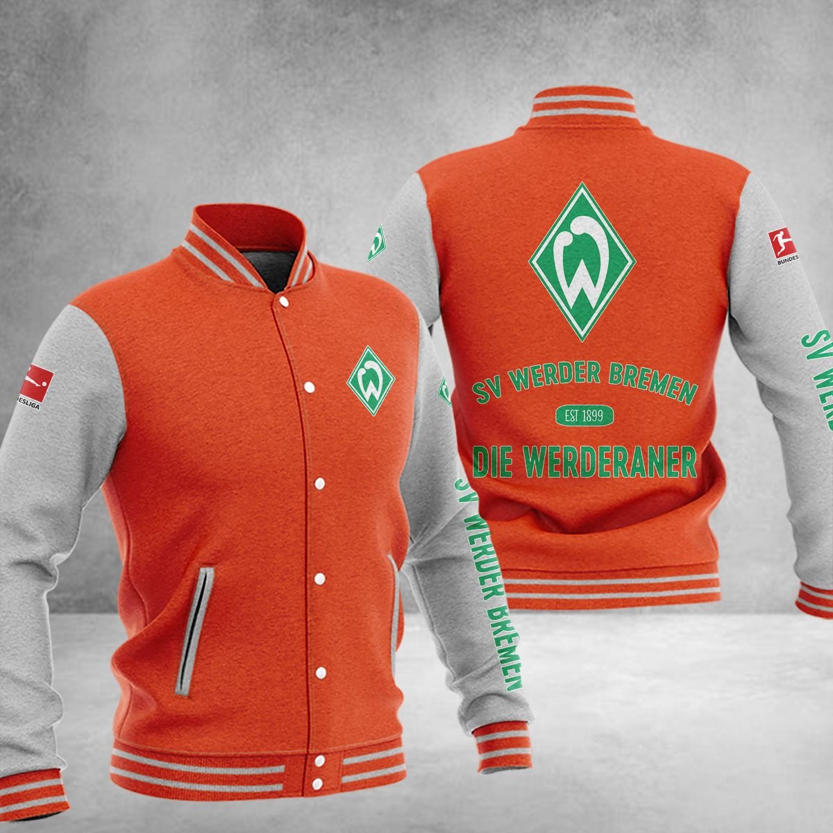 Werder Bremen College Jacke 01 – Bild 5
