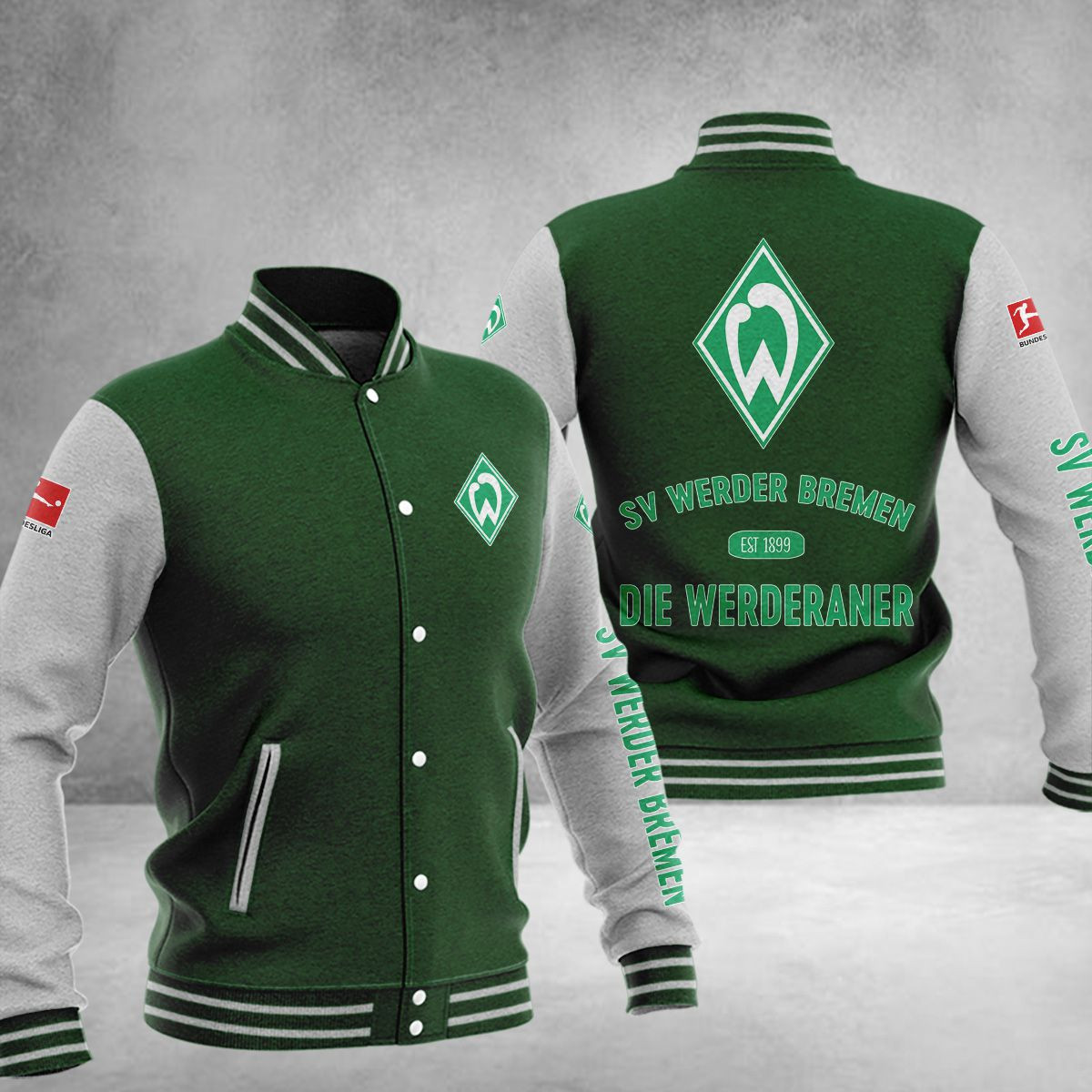 Werder Bremen College Jacke 01 – Bild 7