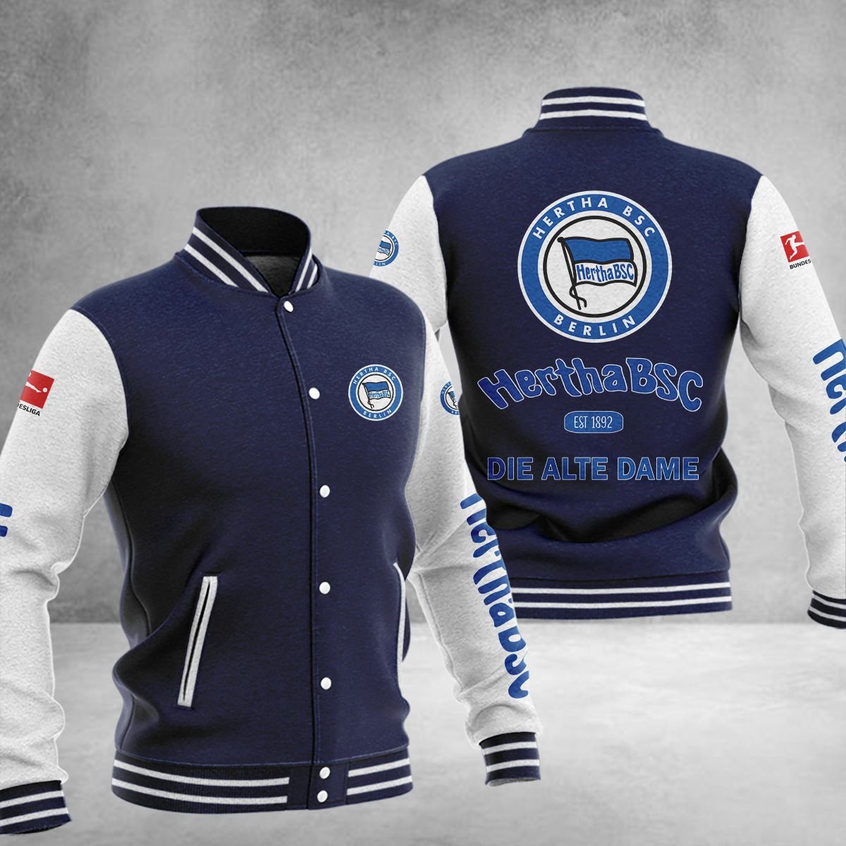 Hertha BSC College Jacke 01 – Bild 2