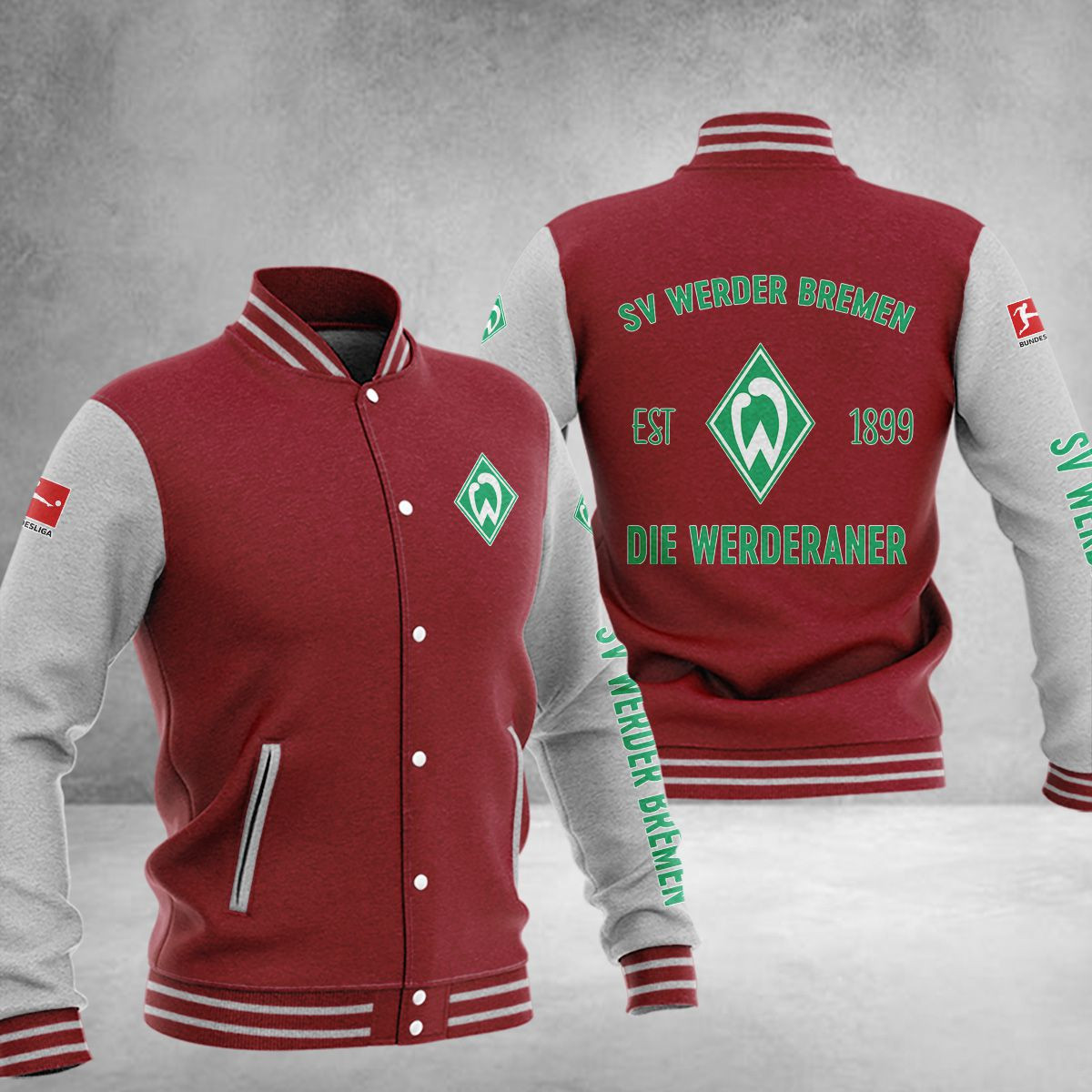 Werder Bremen College Jacke 01 – Bild 5