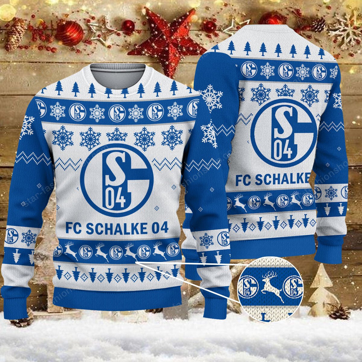 Weihnachtspullover Schalke 04 – Ugly Christmas Sweater