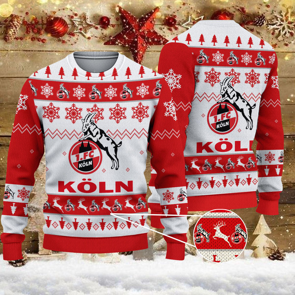 Weihnachtspullover 1. FC Köln – Ugly Christmas Sweater