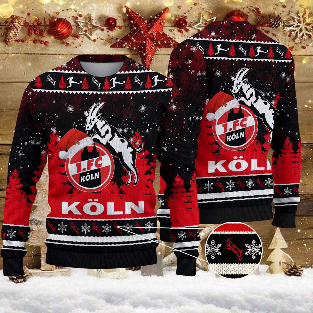 Weihnachtspullover 1. FC Köln – Ugly Christmas Sweater