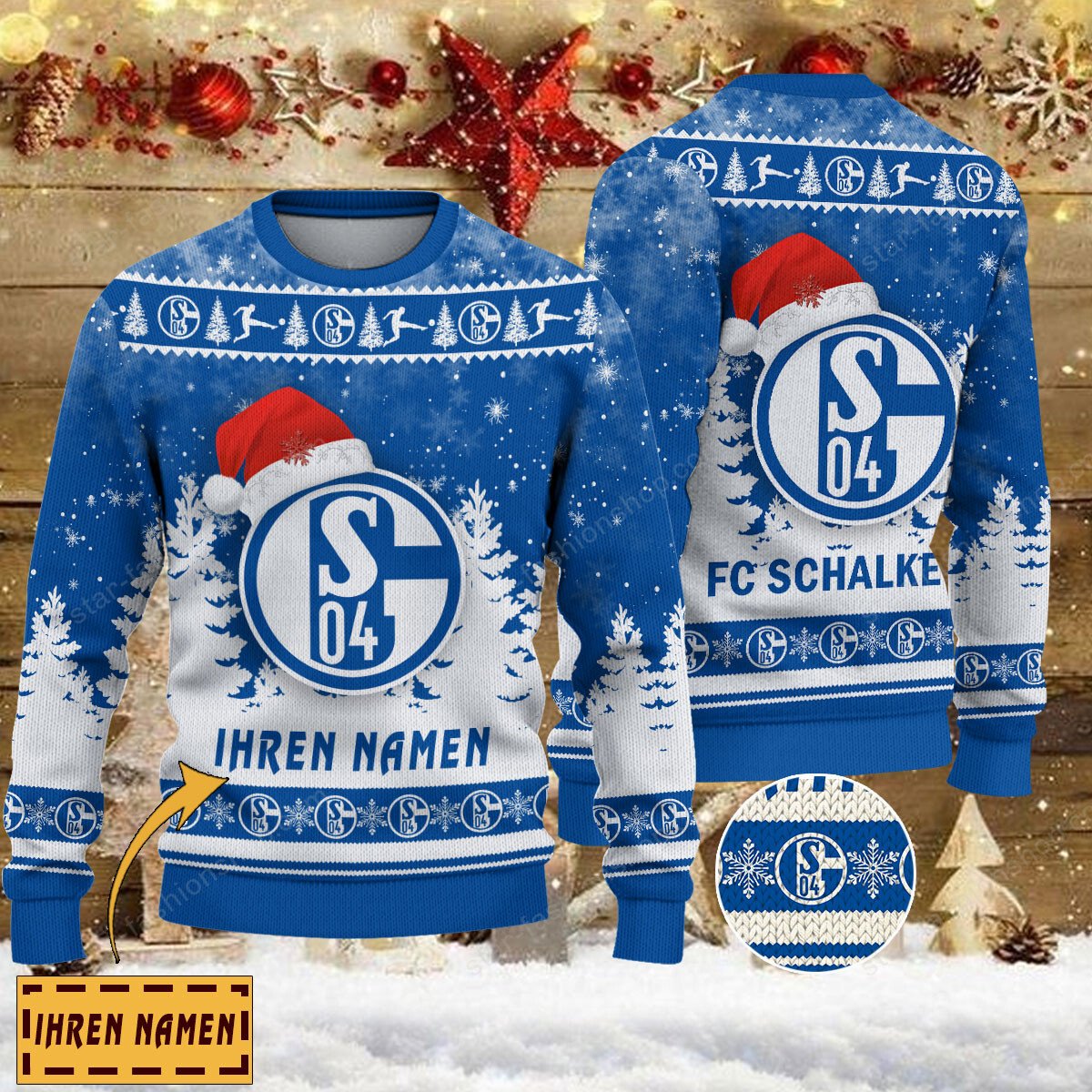 Weihnachtspullover Schalke 04 – Ugly Christmas Sweater