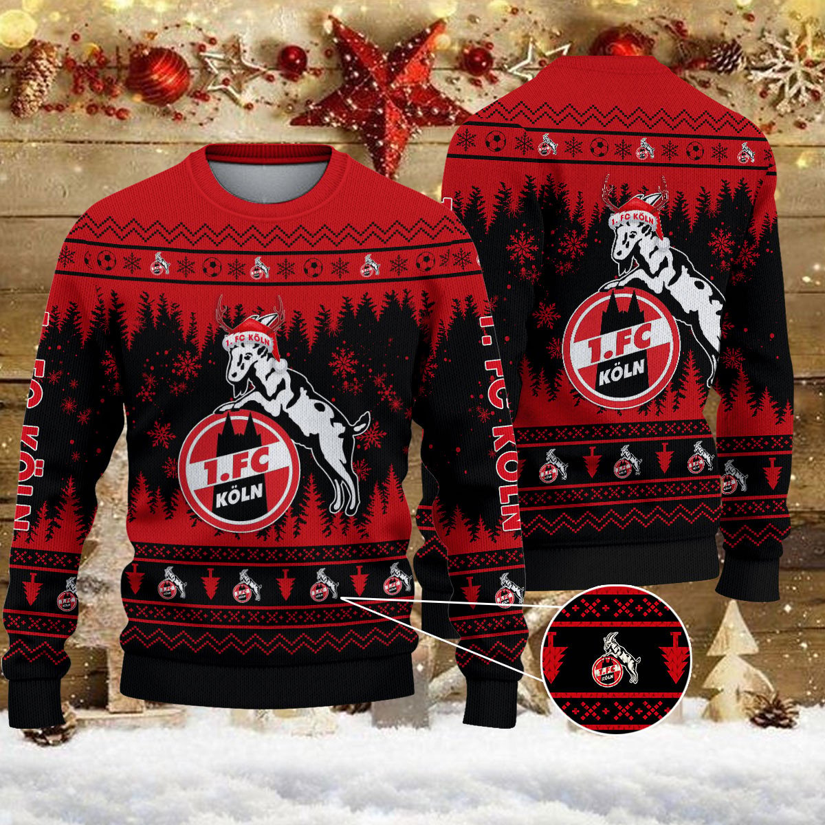 Weihnachtspullover 1. FC Köln – Ugly Christmas Sweater