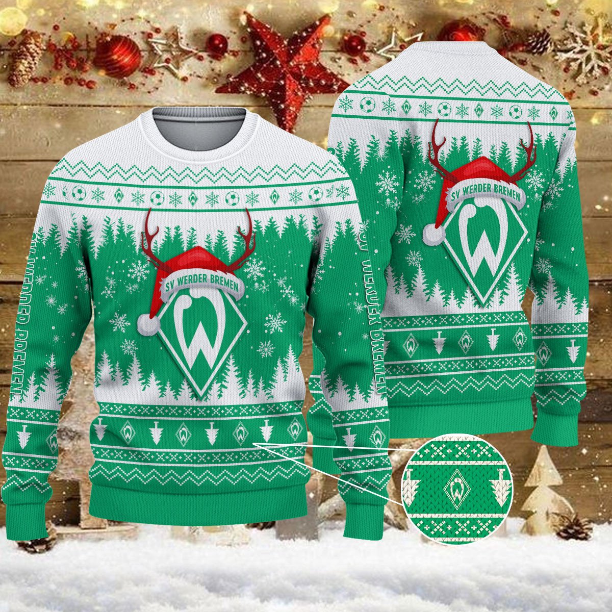 Weihnachtspullover Werder Bremen – Ugly Christmas Sweater