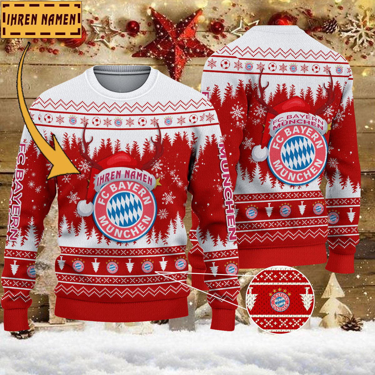 Weihnachtspullover Bayern München – Ugly Christmas Sweater