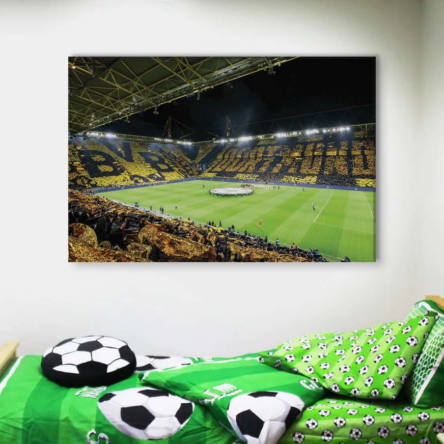 Borussia Dortmund Stadion Signal Iduna Park 02 BVB Leinwandbilder – Bild 4