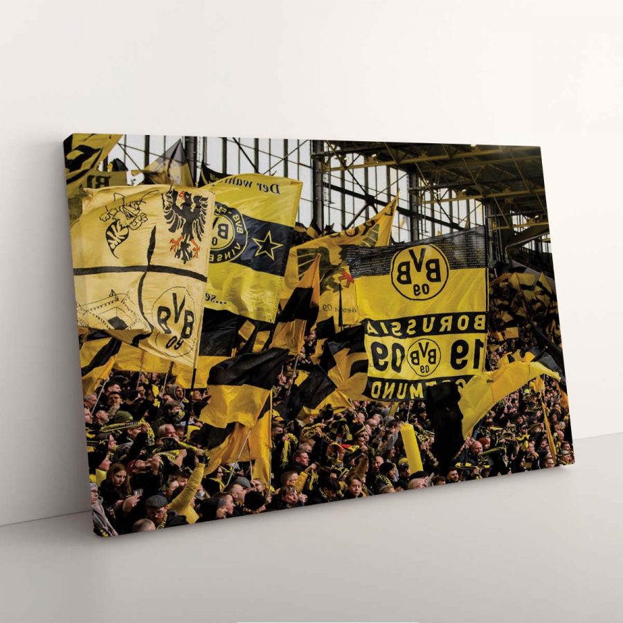 Borussia Dortmund Stadion Signal Iduna Park 04 BVB Leinwandbilder – Bild 7
