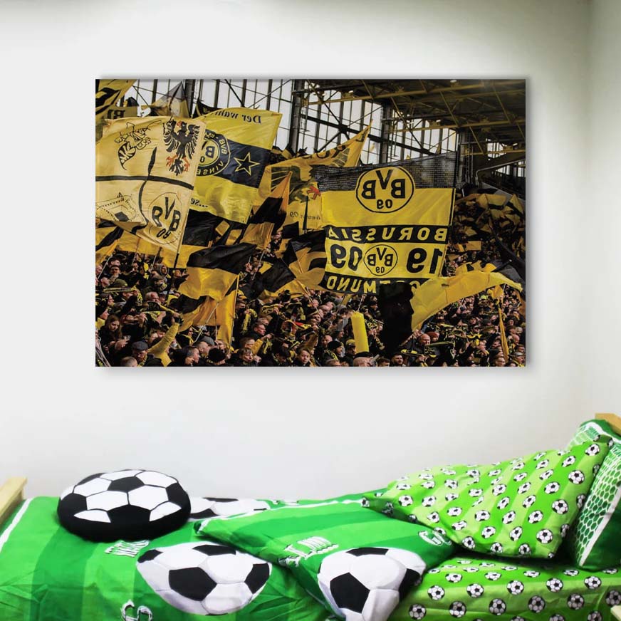 Borussia Dortmund Stadion Signal Iduna Park 04 BVB Leinwandbilder – Bild 4