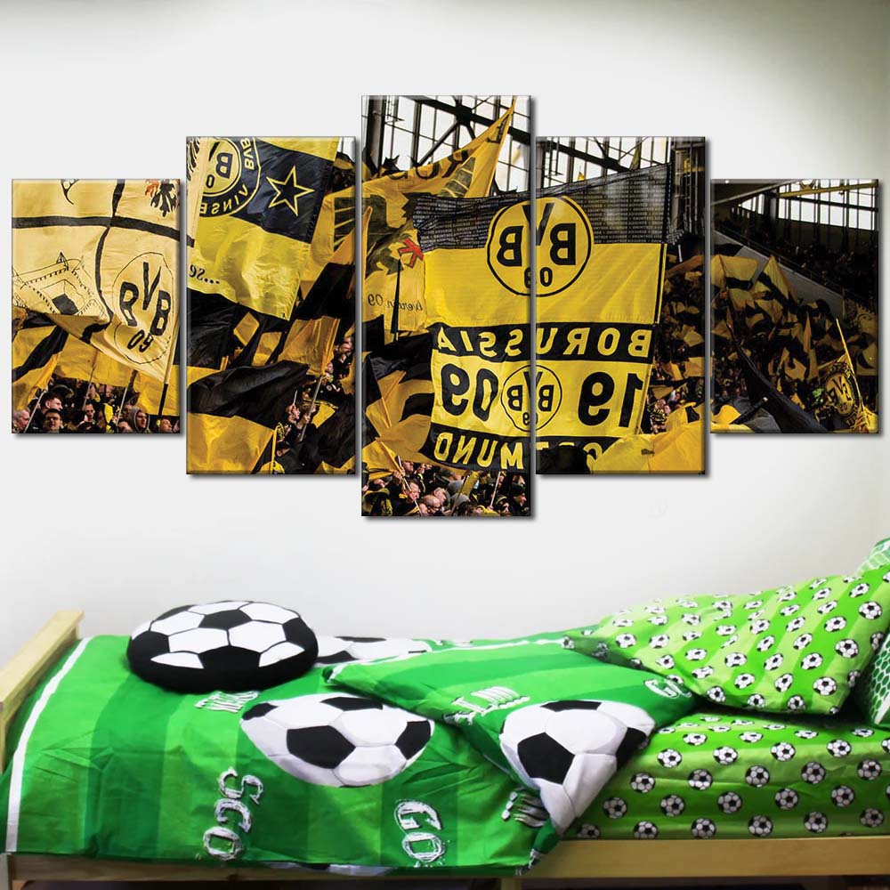 Borussia Dortmund Stadion Signal Iduna Park 04 BVB Leinwandbilder – Bild 2