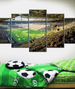 Alternative view of Borussia Dortmund Stadion Signal Iduna Park 09 BVB Leinwandbilder