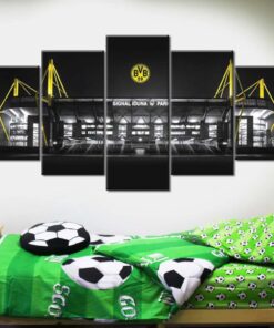 Alternative view of Borussia Dortmund Stadion Signal Iduna Park 11 BVB Leinwandbilder