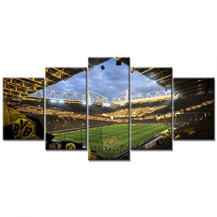 Borussia Dortmund Stadion Signal Iduna Park 12 BVB Leinwandbilder – Bild 6