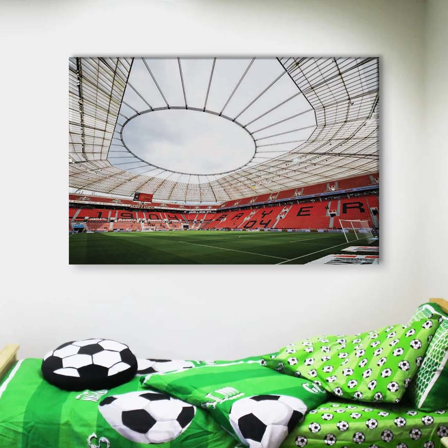 Bayer 04 Leverkusen BayArena Spielfeld 10 B04 Leinwandbilder – Bild 4