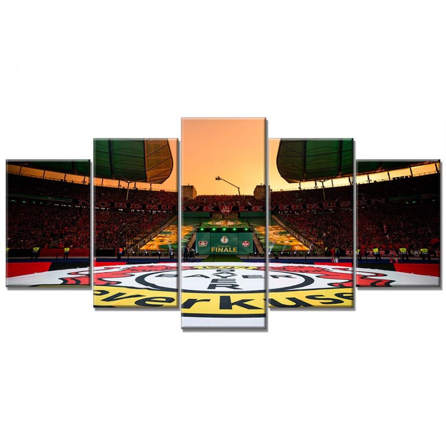 Bayer 04 Leverkusen BayArena Spielfeld 13 B04 Leinwandbilder – Bild 6