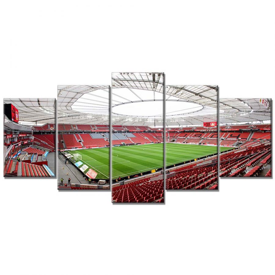 Bayer 04 Leverkusen BayArena Spielfeld 2 B04 Leinwandbilder – Bild 6
