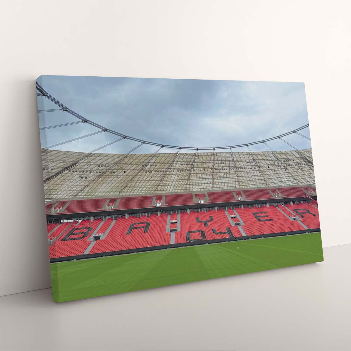 Bayer 04 Leverkusen BayArena Spielfeld 4 B04 Leinwandbilder – Bild 3
