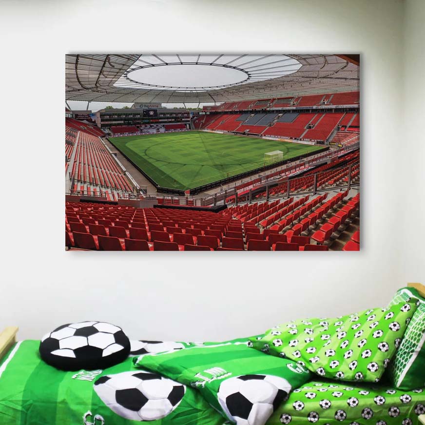 Bayer 04 Leverkusen BayArena Spielfeld 6 B04 Leinwandbilder – Bild 4