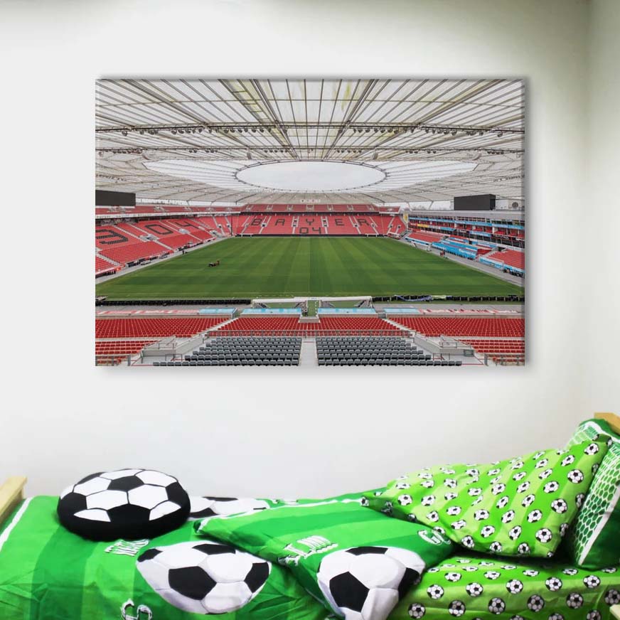 Bayer 04 Leverkusen BayArena Spielfeld 7 B04 Leinwandbilder – Bild 4
