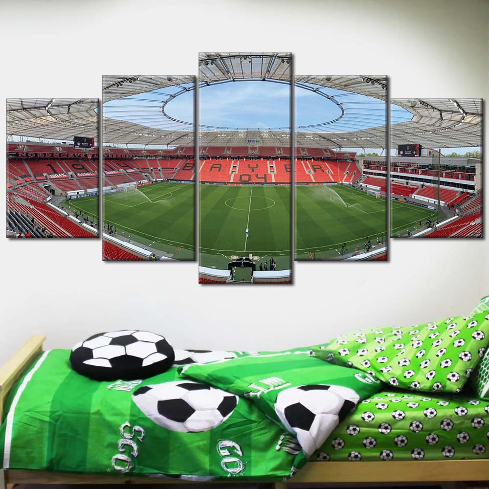 Bayer 04 Leverkusen BayArena Spielfeld 9 B04 Leinwandbilder – Bild 2