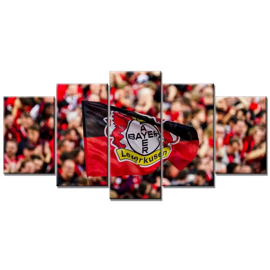 Bayer 04 Leverkusen BayArena Spielfeld und Fans B04 Leinwandbilder – Bild 6